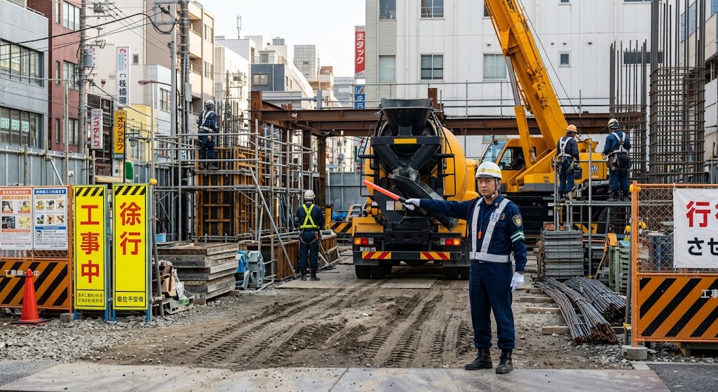 【警備の仕事未経験者歓迎／プライベート充実】愛西市で働く、建築・土木の工事現場がメインの警備員の仕事です
